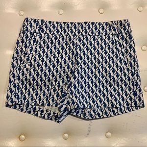 J. Crew Seahorse print shorts Sz 6
